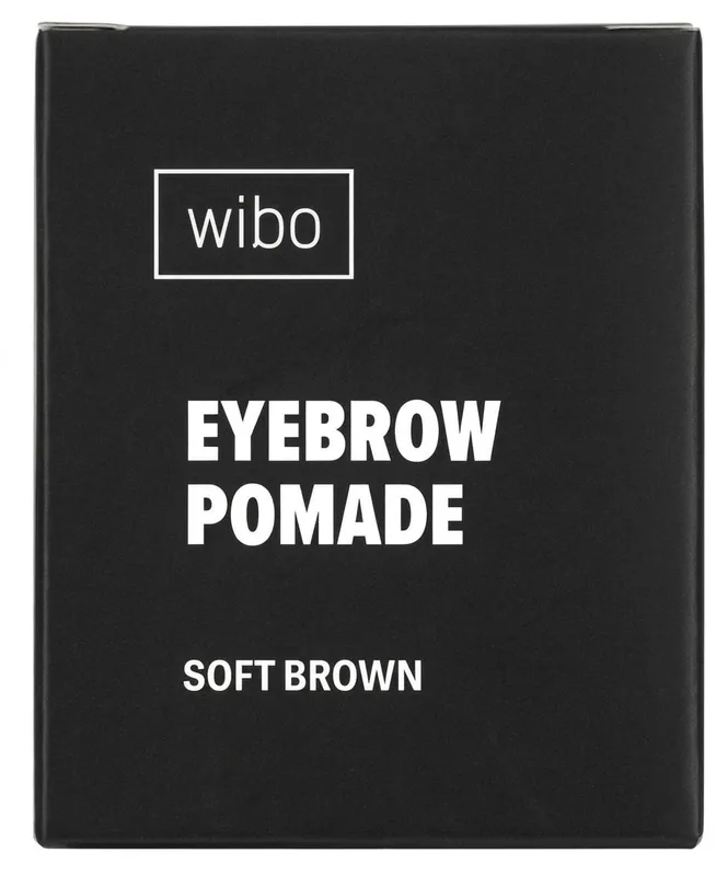 Помада для брів Wibo Eyebrow Pomade 2 в 1 водостійка Soft Brown 6 г