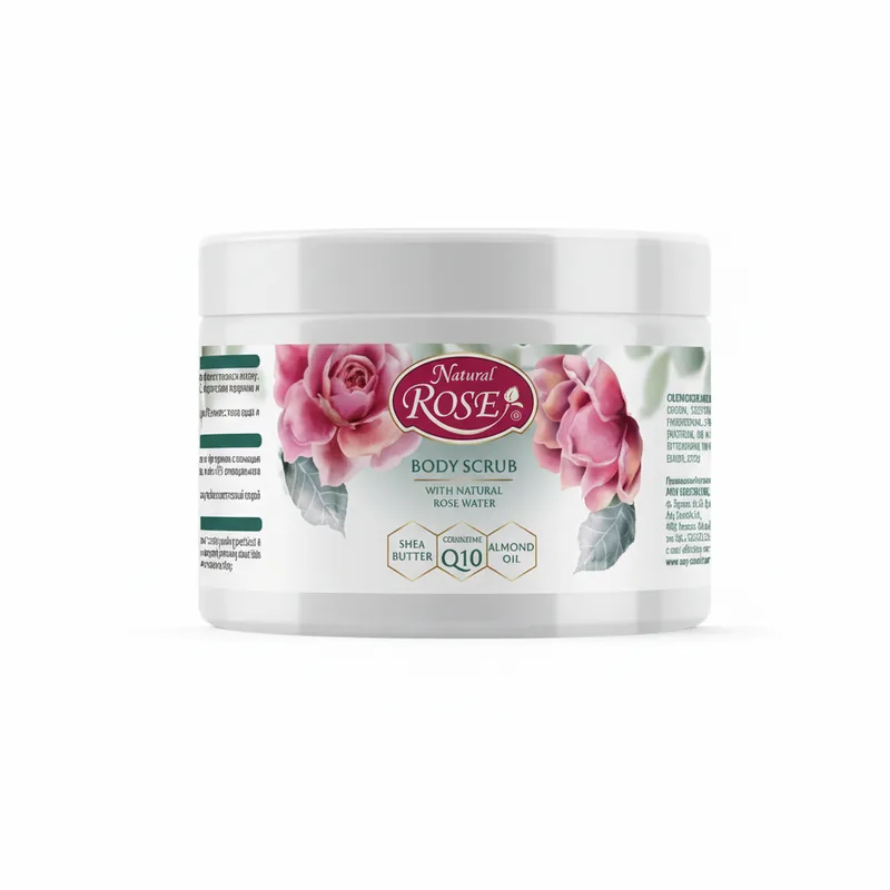 Скраб для тіла Natural Rose з коензимом Q10 від Arsy Cosmetics 350 мл