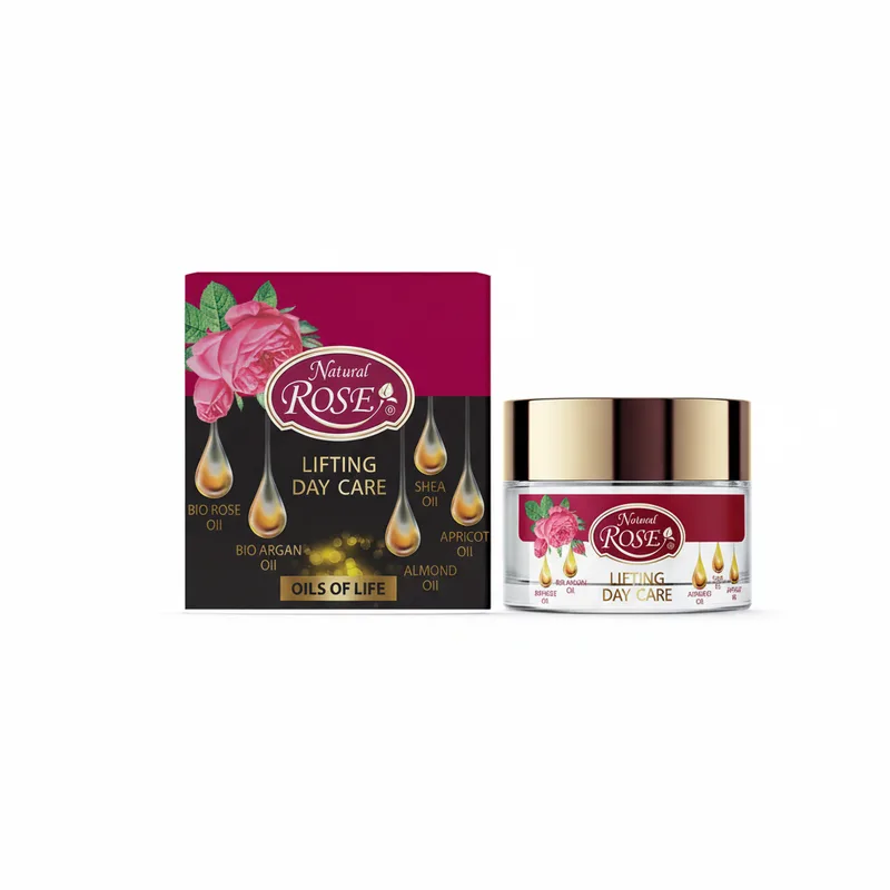 Денний ліфтинг-крем Oils of Life з аргановою та трояндовою оліями від Arsy Cosmetics 50 мл