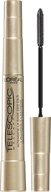 Туш для вій L’Oreal Paris Telescopic Extra-Black для телескопічного подовження та розділення вій ультра чорна 8 мл (A4029606)