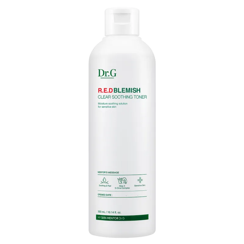 Dr. G Red Blemish soothing Toner 200 мл — Зволожуючий тонер для чутливої та проблемної шкіри