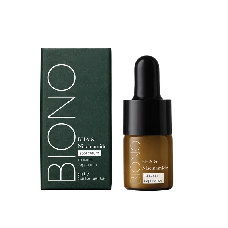 Concentrated spot serum with salicylic acid and niacinamide