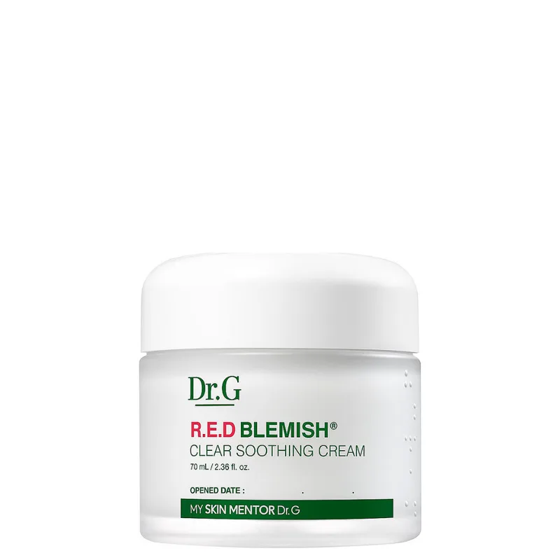 Dr.G Red Blemish Clear Soothing Cream 70 мл — Заспокійливий крем від почервоніння та подразнень