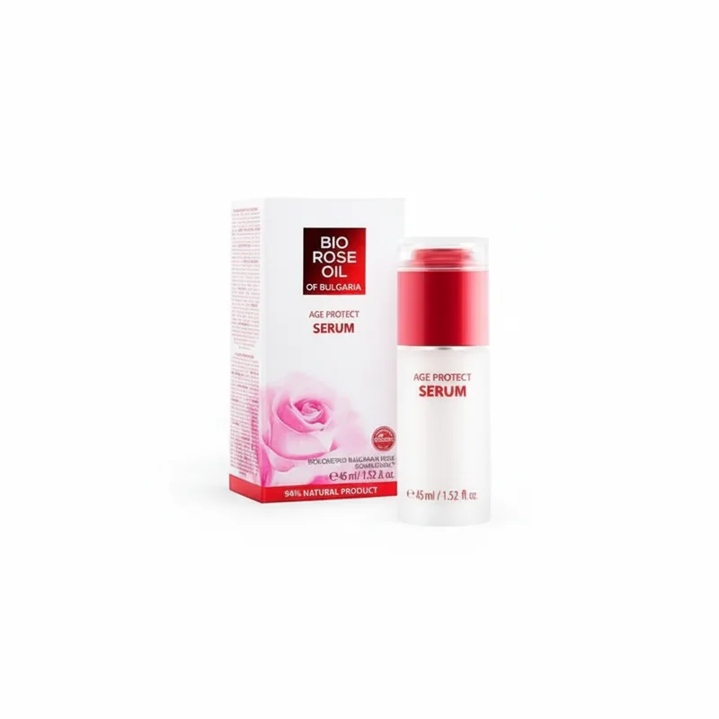Захисна антивікова сироватка BIO Rose Oil of Bulgaria з трояндовою олією від BioFresh 45 мл