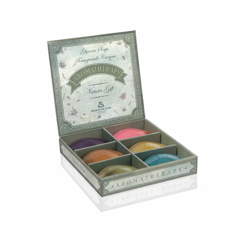 Набір гліцеринового мила «Ароматерапія» від Bulgarian Rose, 6 × 80 г
