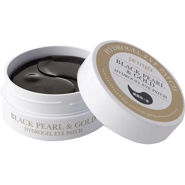 Petitfee&Koelf Black Pearl&Gold Hydrogel Eye Patch - Гідрогелеві патчі для очей з золотом і чорною перлиною