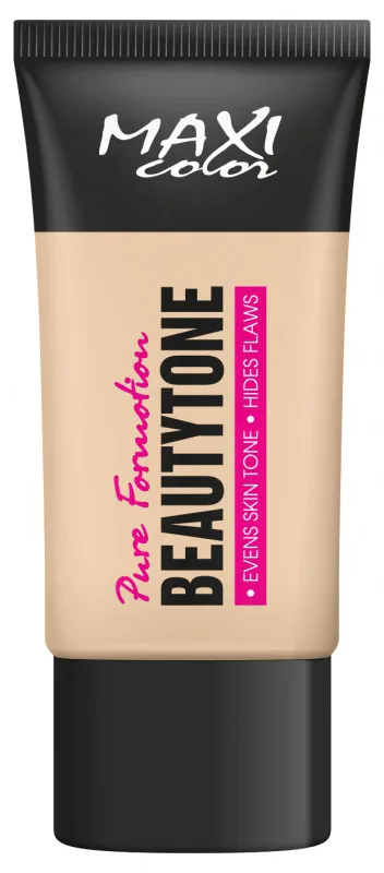 Тональний крем для обличчя MAXI Color Beautytone відтінок 01 Порцеляновий 30 мл
