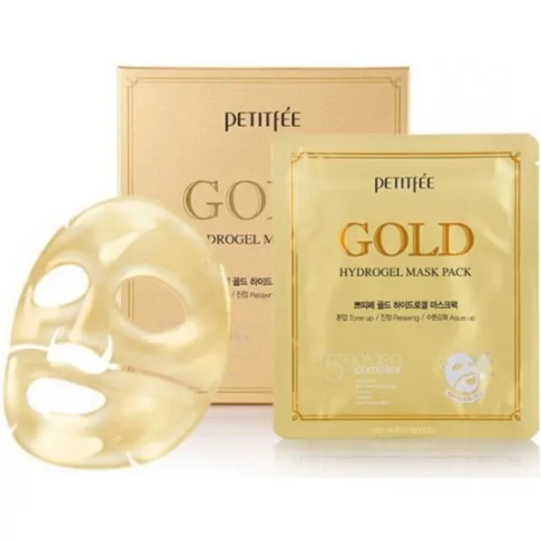 Petitfee&Koelf Gold Hydrogel Mask Pack +5 golden complex