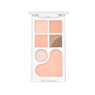 rom&nd BARE LAYER PALETTE – палетка для очей та обличчя 01 APRICOT MOOD