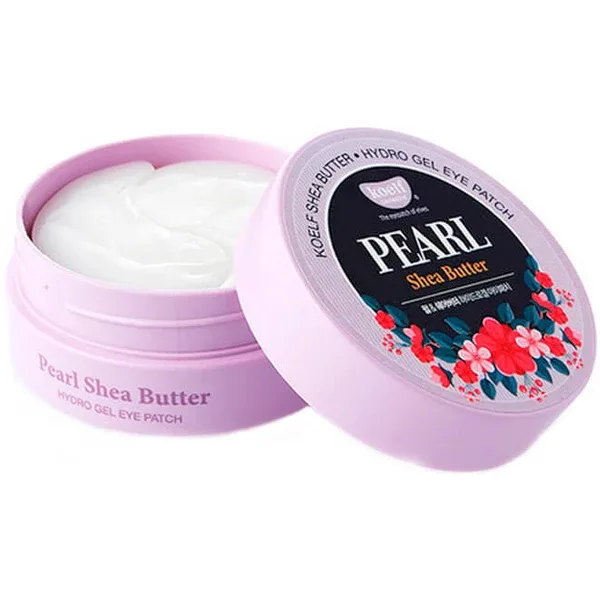 Petitfee&Koelf Pearl & Shea Butter Eye Patch - Гідрогелеві патчі для очей з перлами і маслом ши