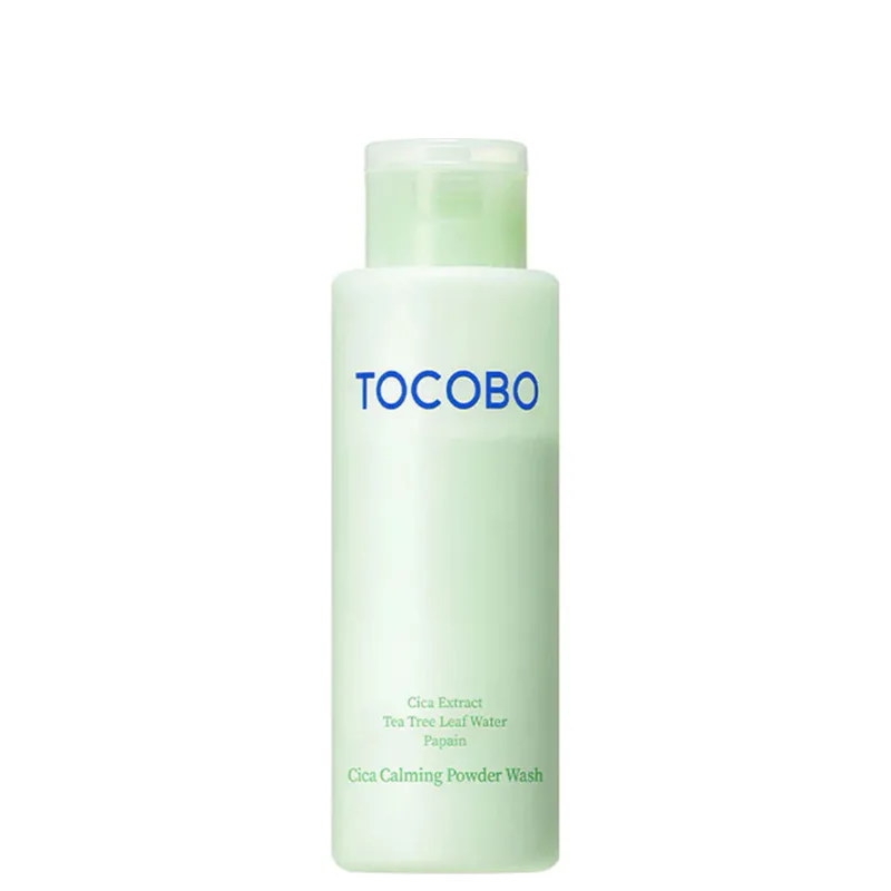 Tocobo Cica Calming Powder Wash 50 г — Заспокійлива ензимна пудра з екстрактом центелли