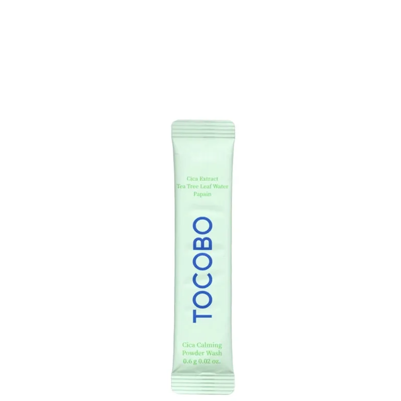 Tocobo Cica Calming Powder Wash — Заспокійлива ензимна пудра з екстрактом центелли (саше)