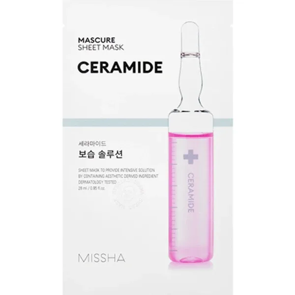 Missha ceramide mascure sheet mask - Тканинна маска для обличчя з церамідами