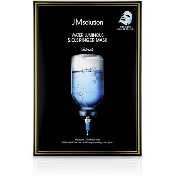 JM solution Water Luminous S.O.S. Ringer Mask - Ультра-зволожуюча тканинна маска для обличчя
