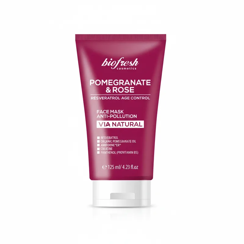 Очищувальна маска Via Natural Pomegranate & Rose від BioFresh 125 мл
