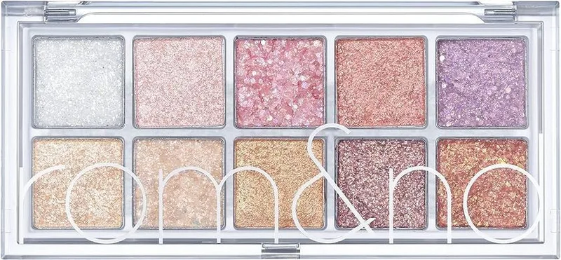 rom&nd Better Than Palette 00 Light & Glitter Garden – палетка глітерних тіней