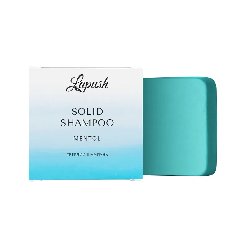 Menthol solid shampoo