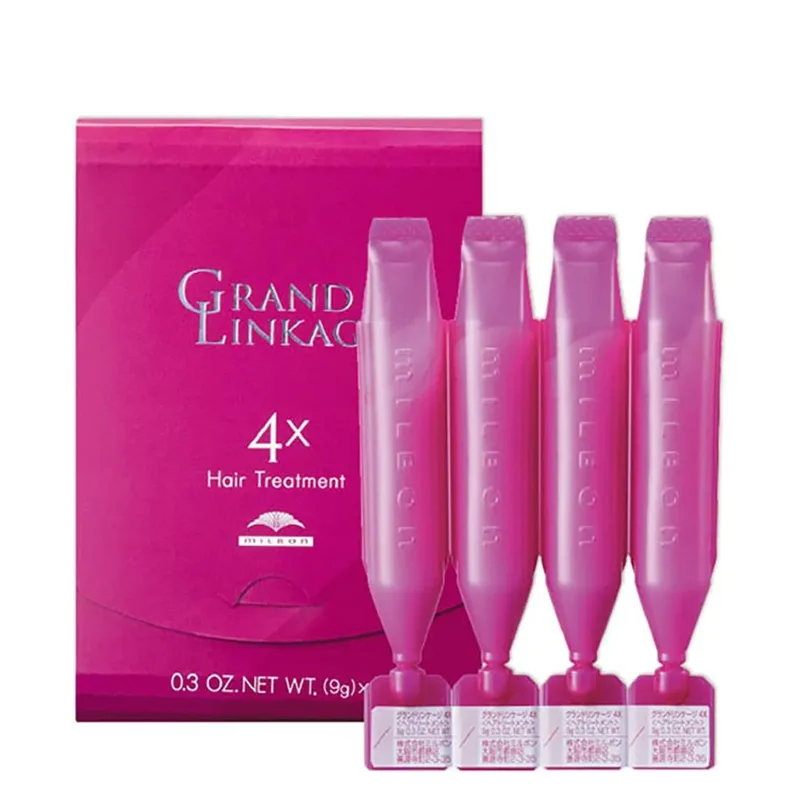Milbon Grand Linkage 4Х — Ампули для відновлення сухого, пористого, жорсткого волосся