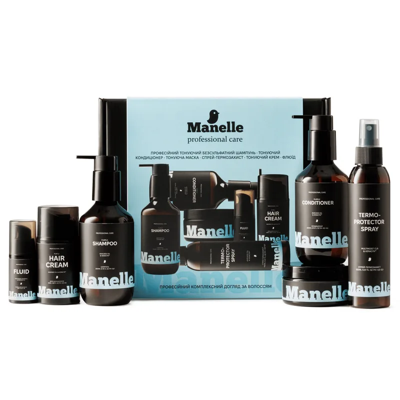 Manelle comprehensive set for bleached and blonde hair