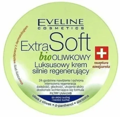 Крем для обличчя Eveline Extra Soft bio інтенсивно відновлючий 200 мл