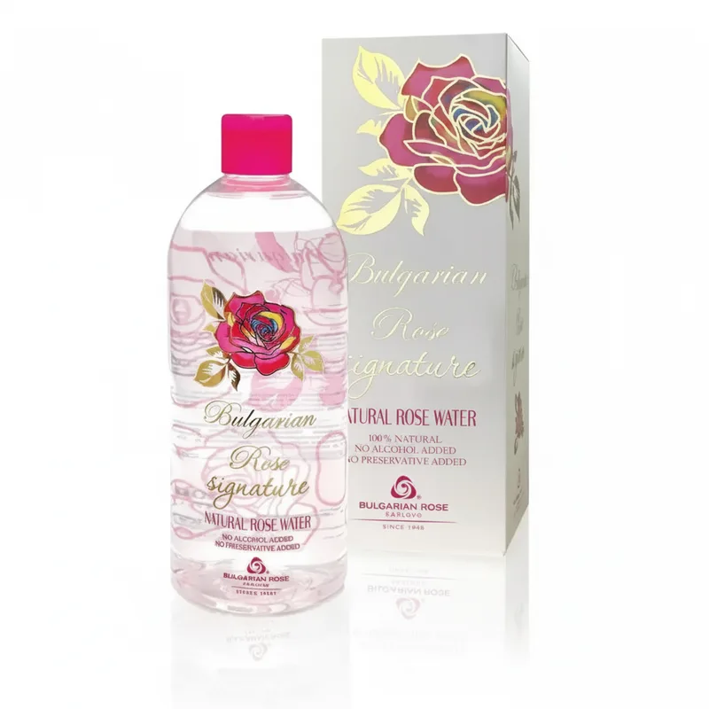 Трояндова вода натуральна (максимальна концентрація) Signature від Bulgarian Rose 500 мл