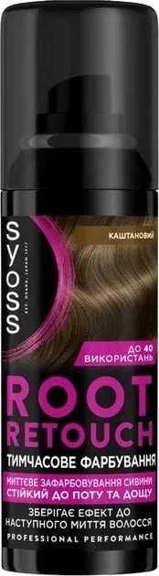 Тонуючий спрей Syoss Root Retoucher Каштановий 120 мл