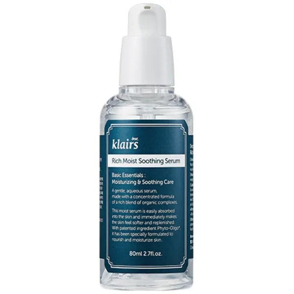 Klairs Rich Moist Soothing Serum - Зволожуюча та заспокійлива сироватка