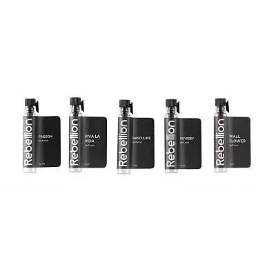 Set of perfume samplers (5 fragrances) in an envelope