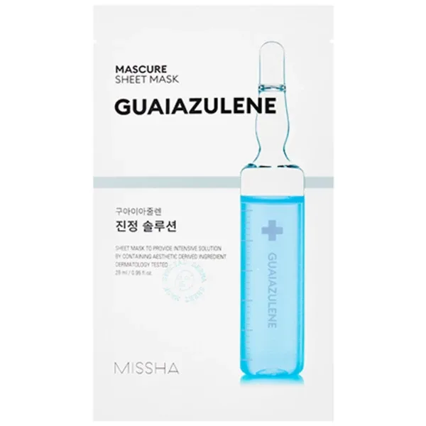 MISSHA Mascure Guaiazulene Solution Sheet Mask - Тканинна маска з гвайазуленом