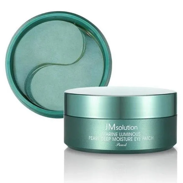 JM solution Marine Luminous Pearl Deep Moisture Eye Patch Pearl - Гідрогелеві патчі з морським комплексом і перлами