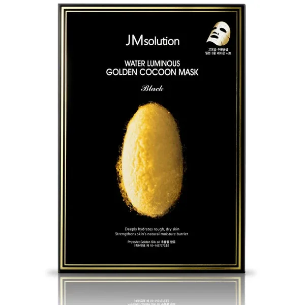 Тканинна маска з протеїнами кокона золотого шовкопряда - JMSOLUTION Water Luminous Golden Cocoon Mask Plus, 1 шт