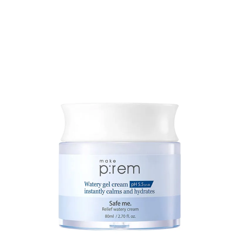 Make P:rem Safe Me Relief Watery Cream 80 мл — Заспокійливий крем-гель для обличчя з опунцією