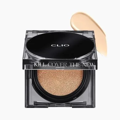 Clio Kill Cover the New Founwear Cushion SPF 50+ PA+++ кушон з легким покриттям + запаска 3.5 Vanilla