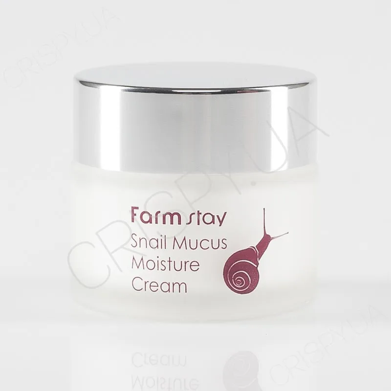 Крем з муцином равлики для сухої та вікової шкіри обличчя FARMSTAY SNAIL MUCUS MOISTURE CREAM - Косметику Фармстей купити оптом, в роздріб