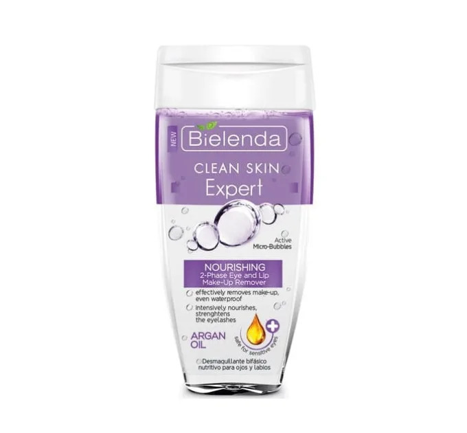 Двофазна рідина для зняття макіяжу з очей та губ - Clean Skin Expert