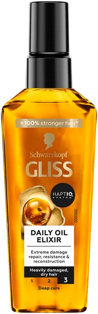 Олія доглядова Gliss Oil-Еліксир для дуже пошкодженого та сухого волосся 75 мл