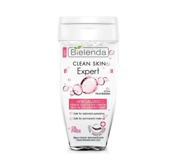 Рідина для зняття макіяжу з очей і штучних вій - Clean Skin Expert