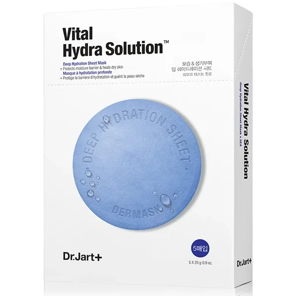 Dr.Jart Dermask Water Jet Vital Hydra Solution - Зволожуюча тканинна маска з гіалуроновою кислотою
