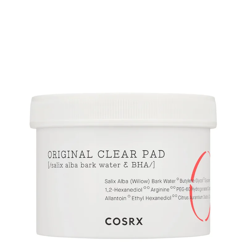 COSRX One Step Original Clear Pad 70 шт — Відлущуючі диски з BHA-кислотою