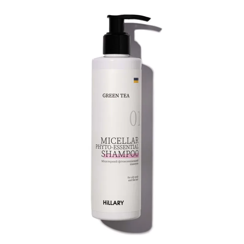 Міцелярний фітоесенціальний шампунь Green Tea Hillary Green Tea Micellar Phyto-essential Shampoo