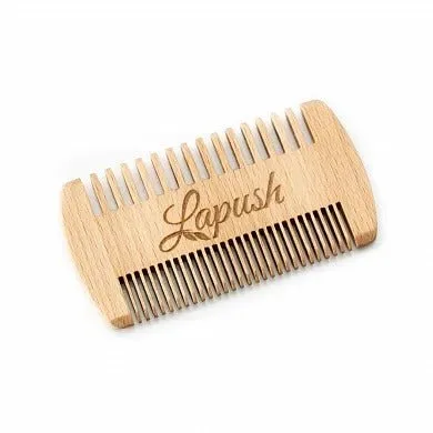 Hair and beard comb in a case