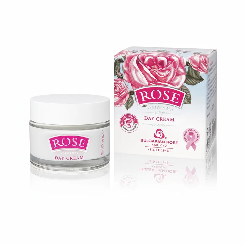 Денний крем Rose Original з трояндовою олією від Bulgarian Rose 50 мл
