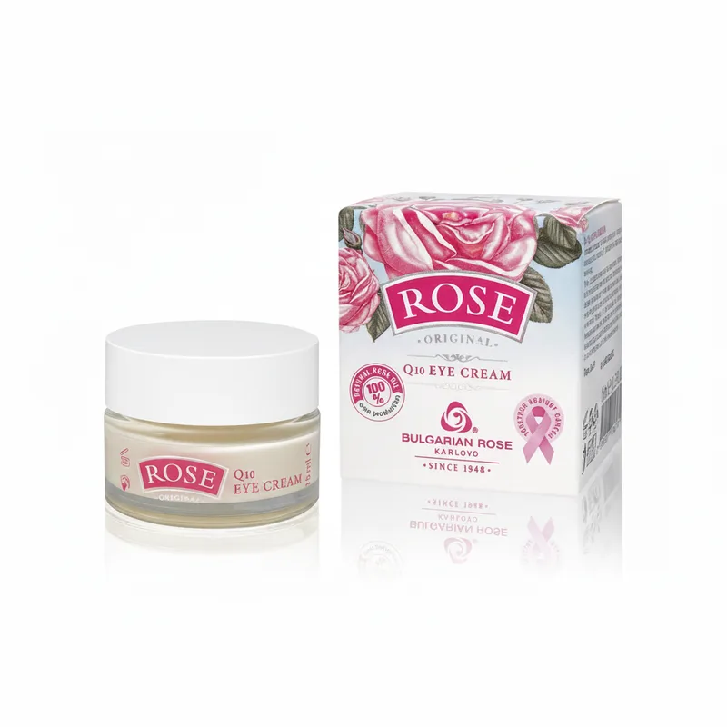 Крем для шкіри навколо очей Rose Original з трояндовою олією та Q10 від Bulgarian Rose 15 мл