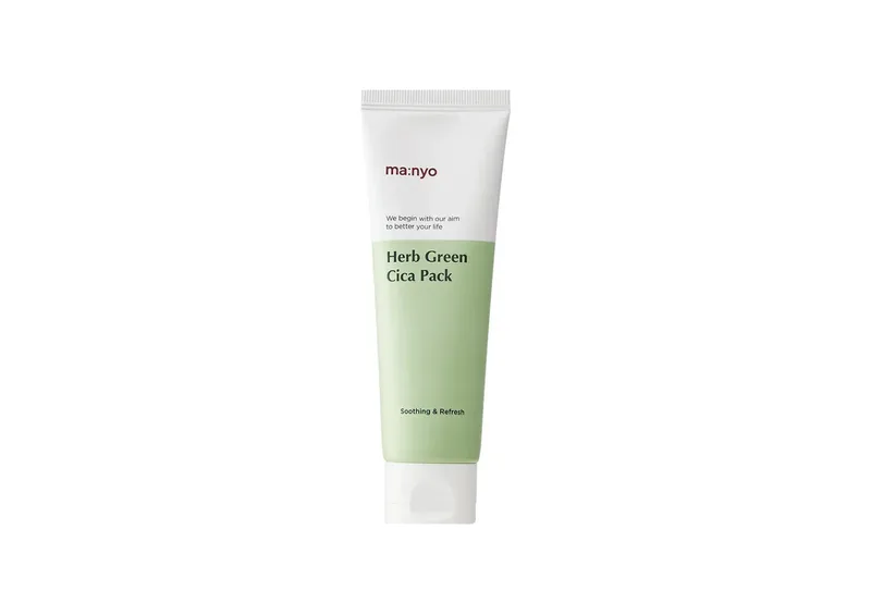 Заспокійлива маска із екстрактом зеленого чаю MANYO FACTORY Herb Green Cica Mask Pack (термін до 03.26) 75 мл