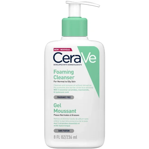 CeraVe Foaming Cleanser For Normal to Oily Skin - Пінка для вмивання