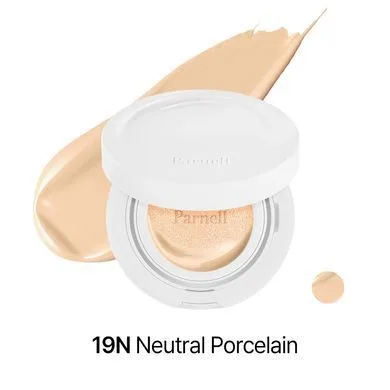 Parnell Cicamanu Serum Cushion – кушон з центеллою для шкіри, схильної до почервонінь #19N Neutral Porcelain