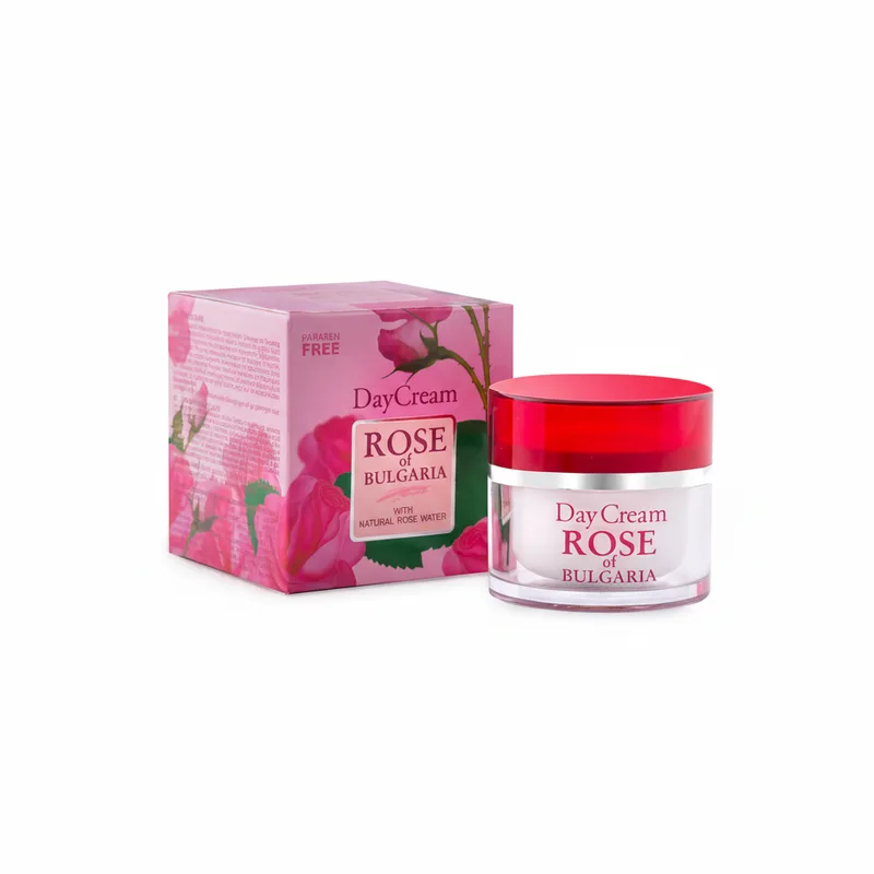 Денний крем для обличчя з трояндовою водою Rose of Bulgaria від BioFresh 50 мл