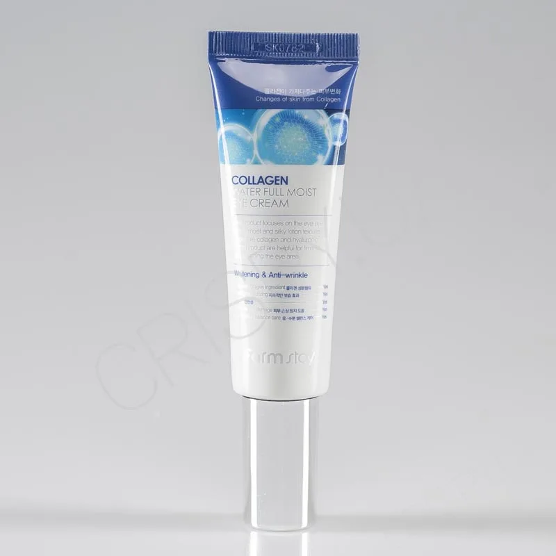Зволожуючий крем з колагеном для сухої вікової шкіри повік - FARMSTAY COLLAGEN WATER FULL MOIST EYE CREAM косметика Фарсмтей