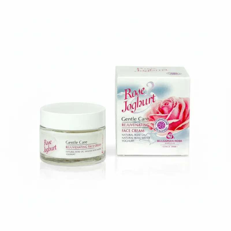 Антивіковий крем для обличчя Rose Joghurt від Bulgarian Rose 50 мл