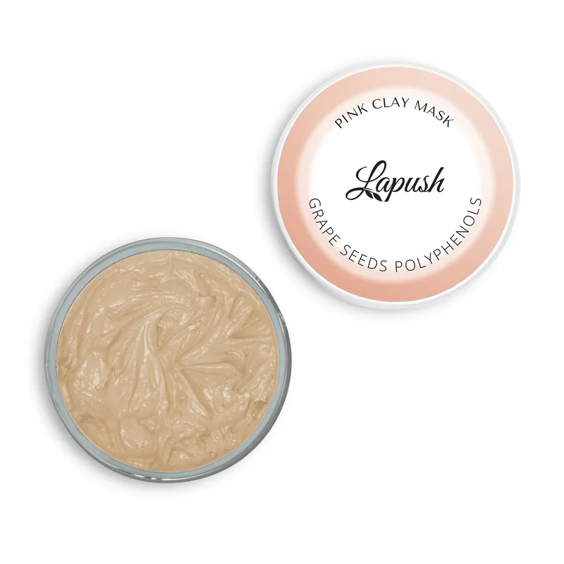 Clay mask with grape polyphenols and pink clay